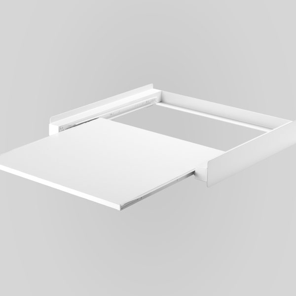 Supporto Per Lavatrice E Asciugatrice Sovrapposto 75x65x105cm – Kit In Acciaio Regolabile, Capacità 350 Kg
