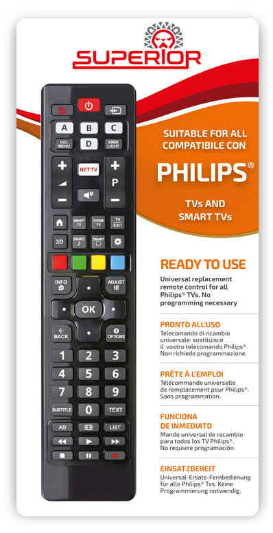 Remote Control Replacement for All Philips Ambilight 4K Smart LED