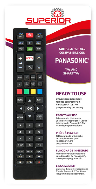 Mando a distancia universal TV Panasonic